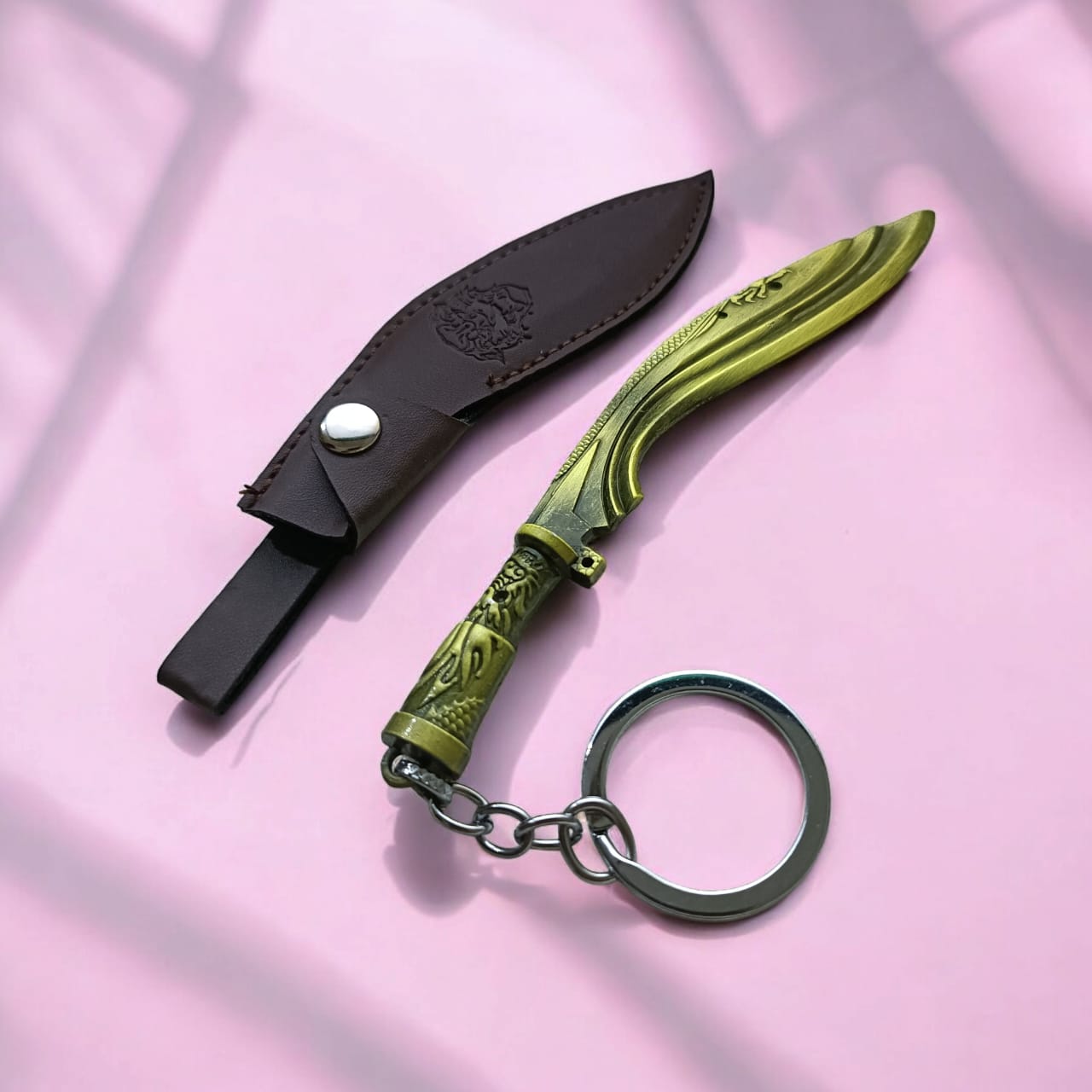 PUBG Inspired Knife Keychain - Kilpan Tactical Keyring for Gamers & Collectors