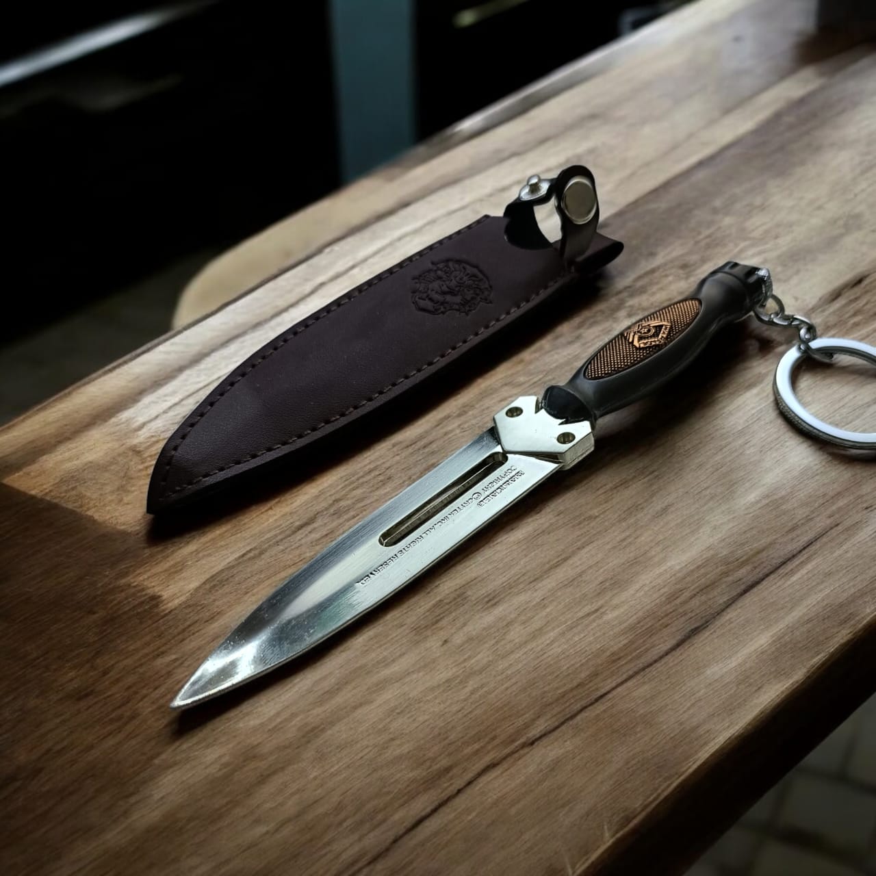 Tactical Knife Keychain - Perfect Keyring for PUBG Fans & Action Game Enthusiasts | Unique Gift Idea with Blunt Edges for Bike, Car, Home, or Office (Copy) (Copy)