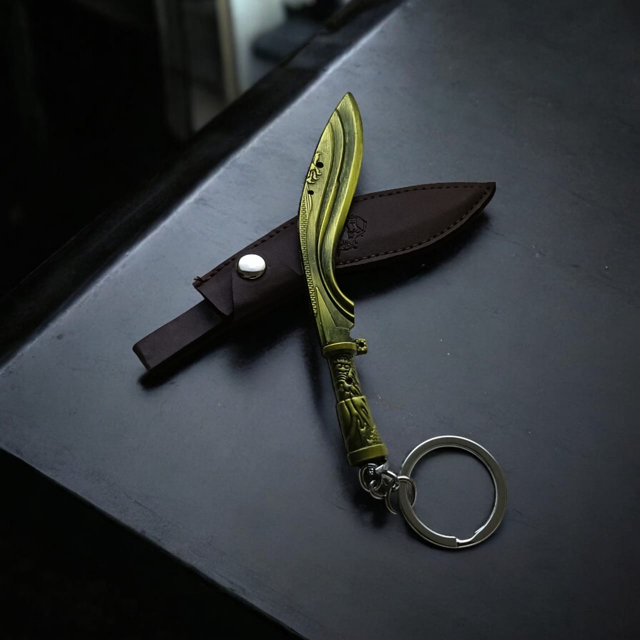 PUBG Inspired Knife Keychain - Kilpan Tactical Keyring for Gamers & Collectors